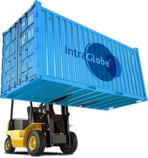 Container bleu